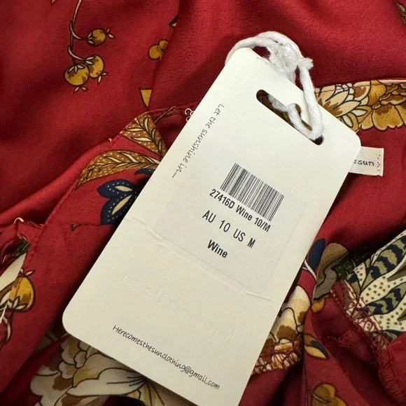 Hello Molly here comes the sun atlas maxi dress wine - Picture 14 of 14